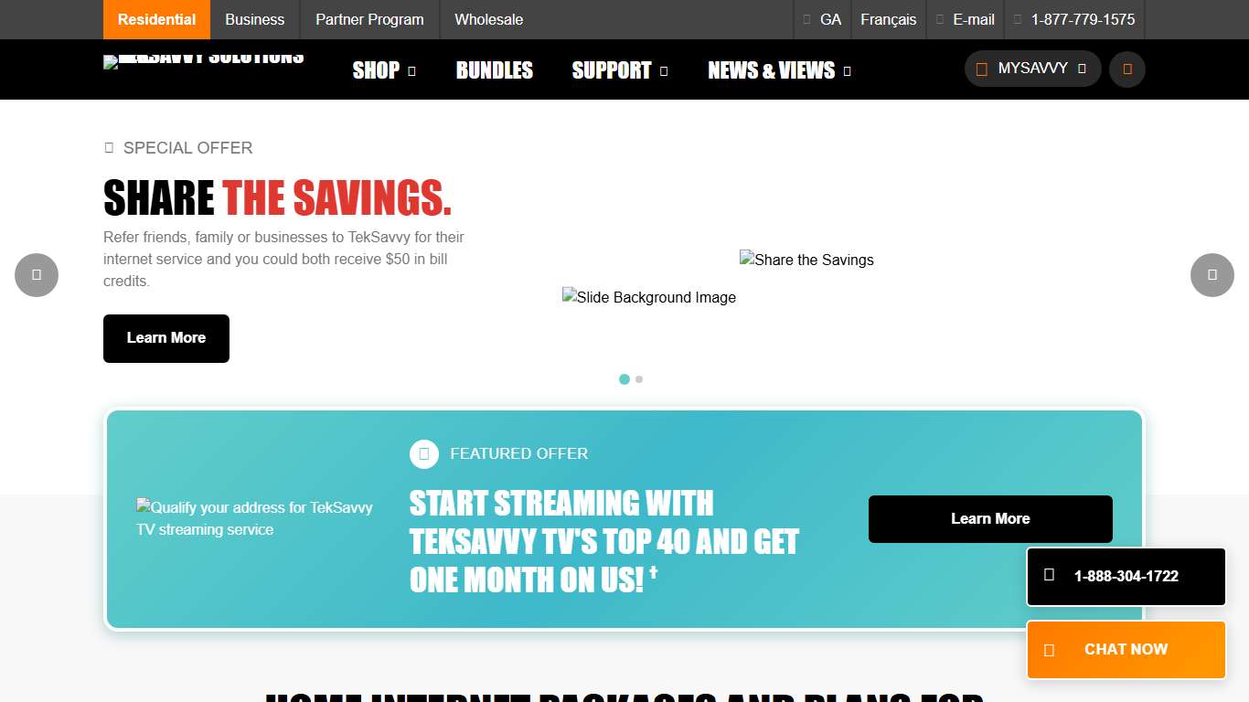 Fair Priced Internet, Phone, TV in Canada | TekSavvy